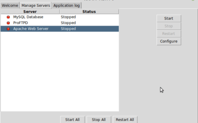 Auto Start Xampp di ubuntu, Control Panel Lampp Dan Akses File Htdocs Tanpa Password